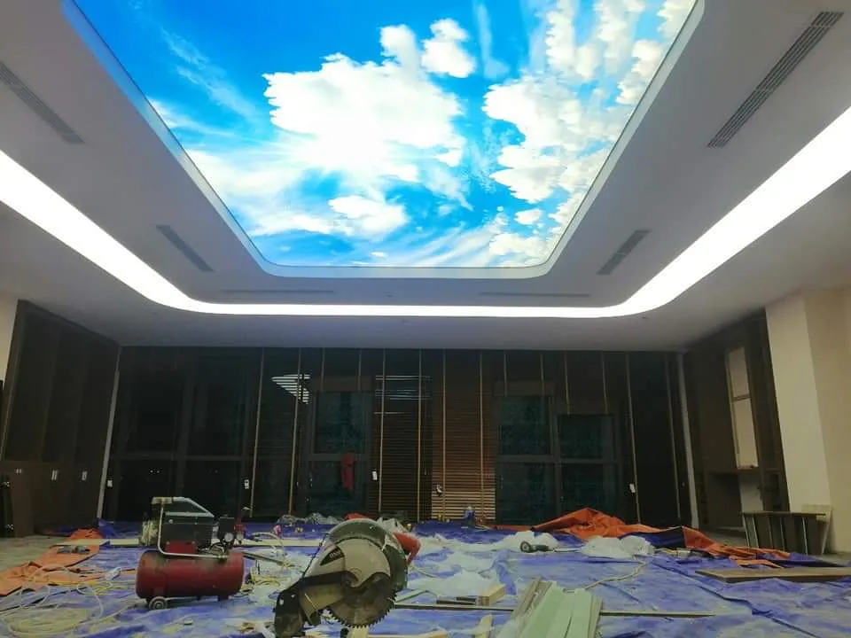 Trần Xuyên Sáng Trong không gian hội nghị phòng ban văn phòng sang trọng hiện đại